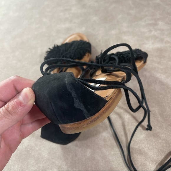 Steve Madden Black Ankle Lace Women’s Size 7 - Picture 3 of 5